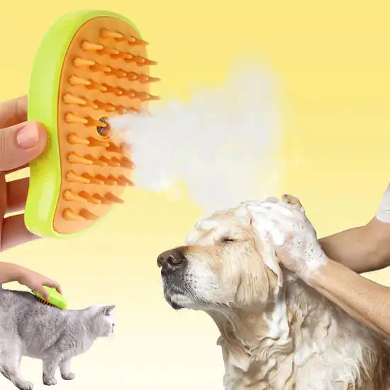 Rechargeable Steam Pet Brush